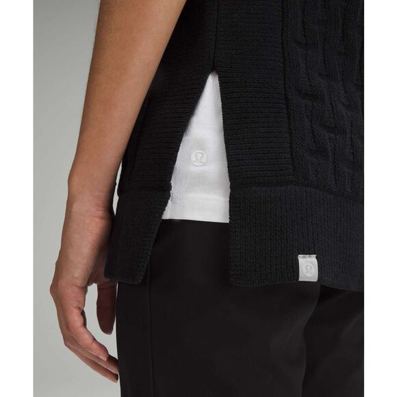 Lululemon Cable-Knit Relaxed-Fit Sweater Vest sz Med - Picture 2 of 8